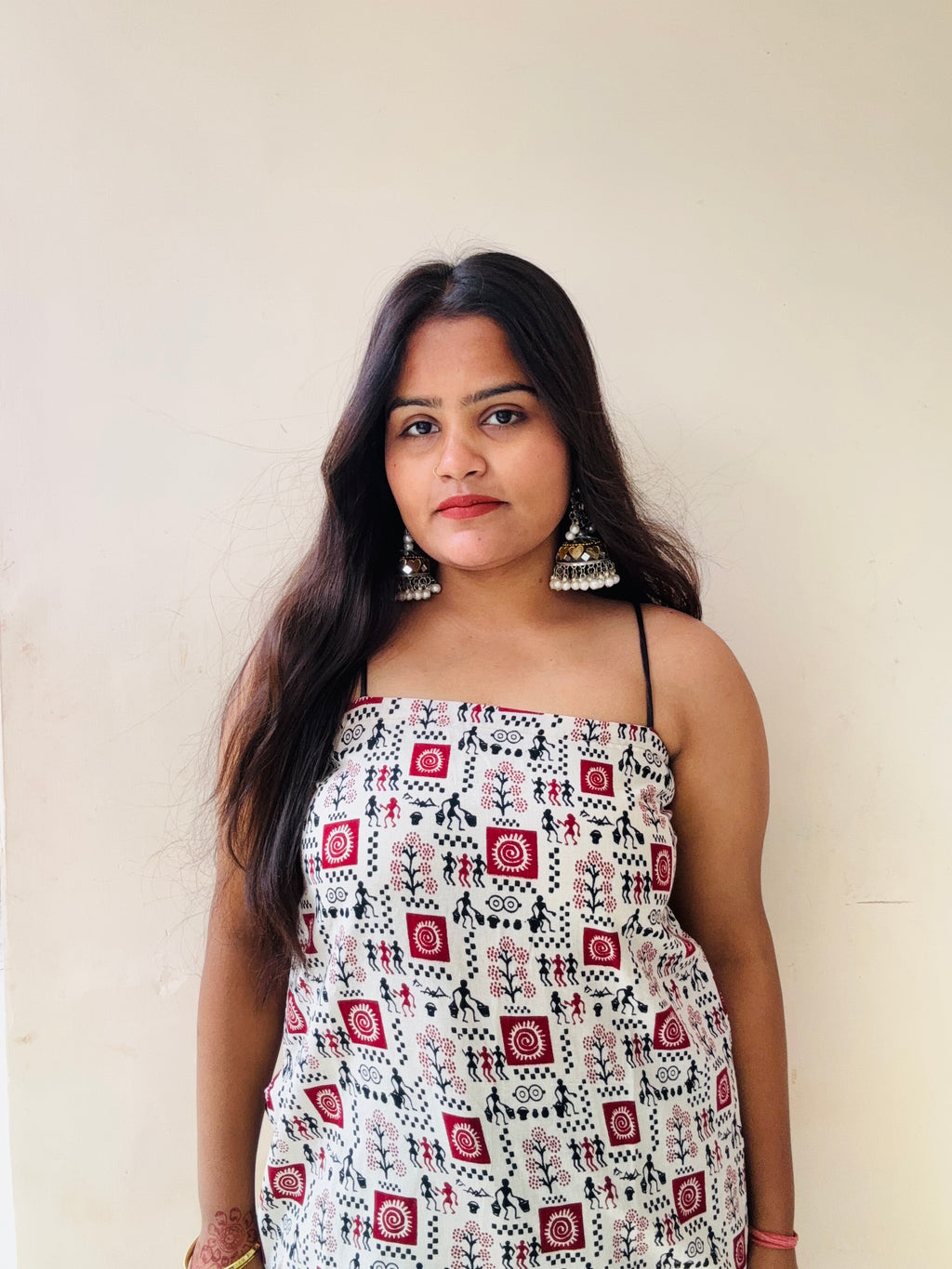 Back Charm Sleeveless Kurti
