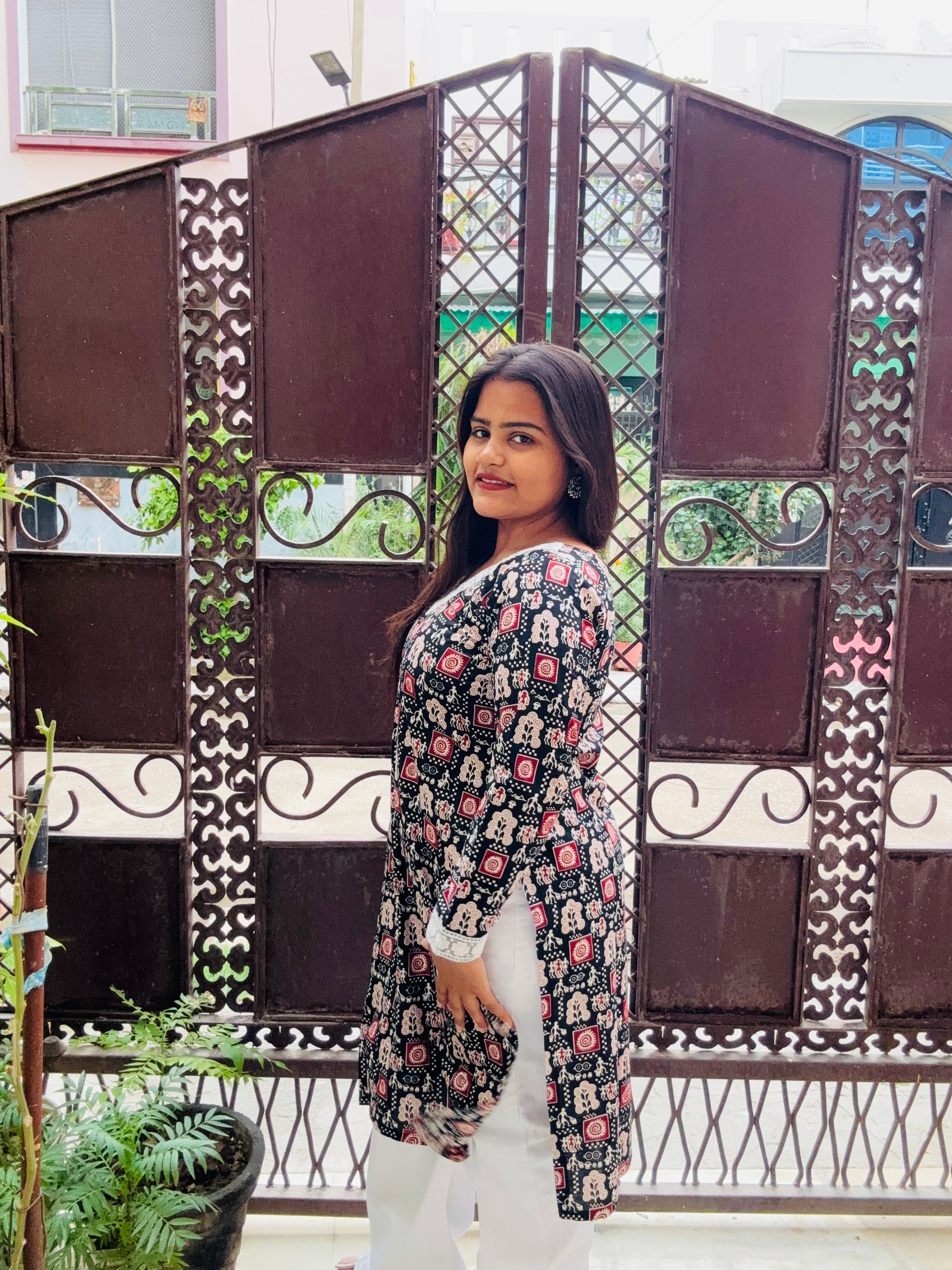 Ethnic motif kurti
