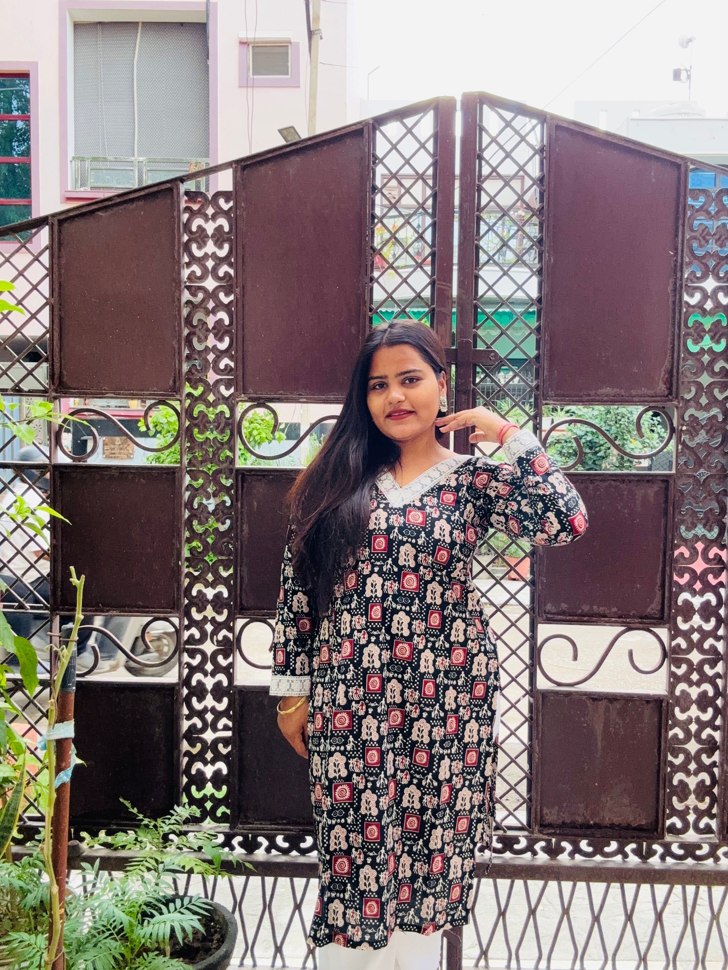 Ethnic motif kurti