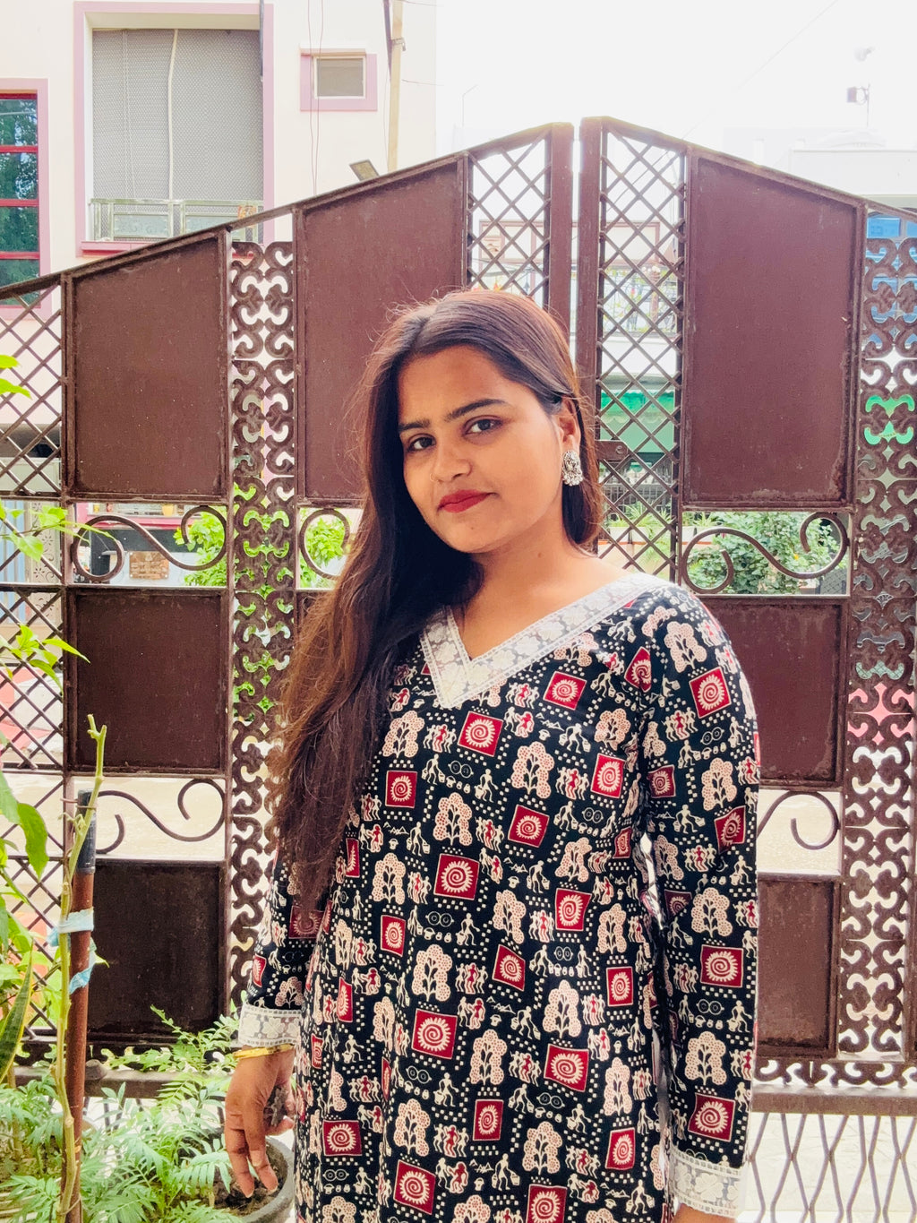 Ethnic motif kurti