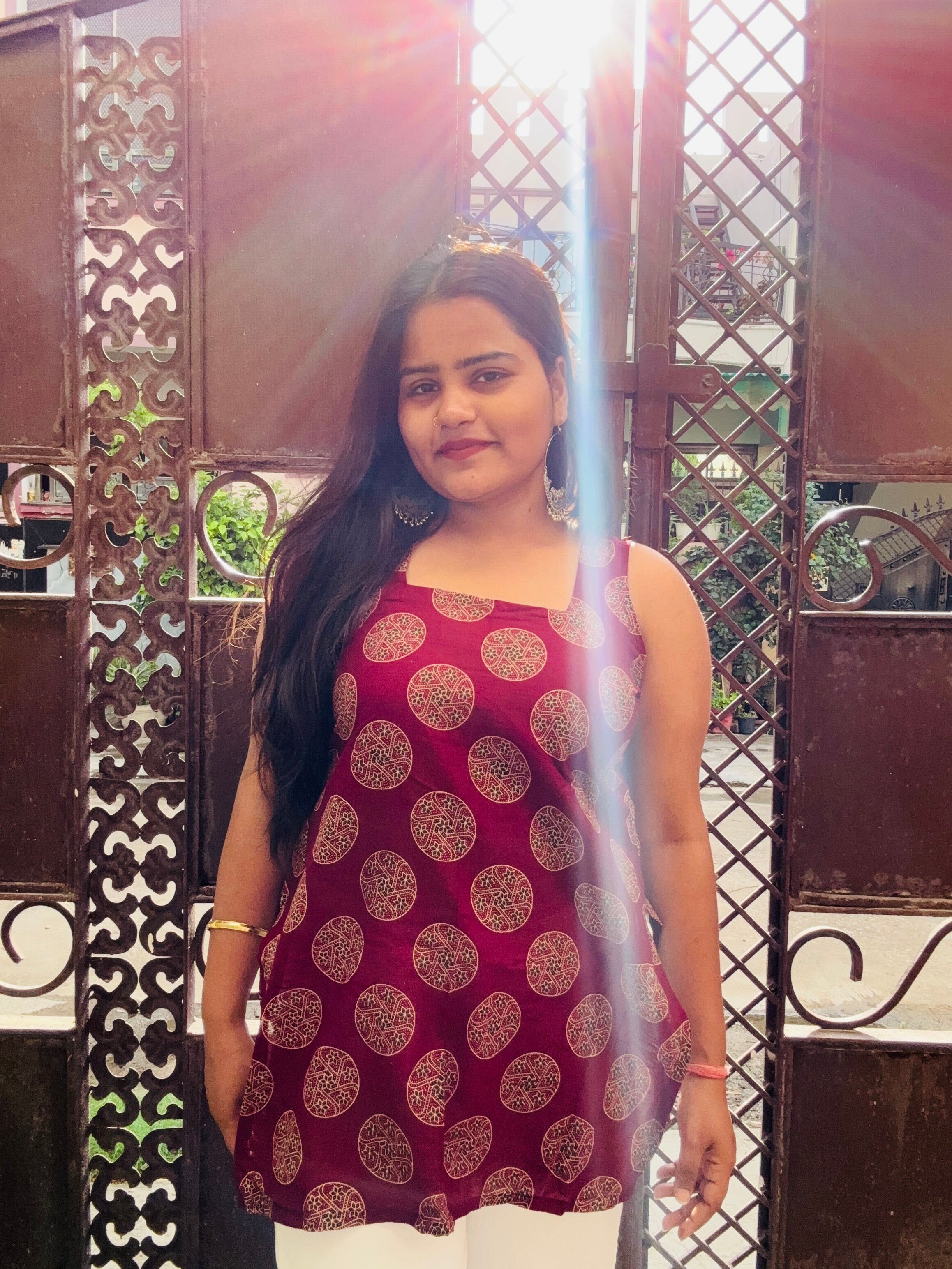 Festive glow kurti
