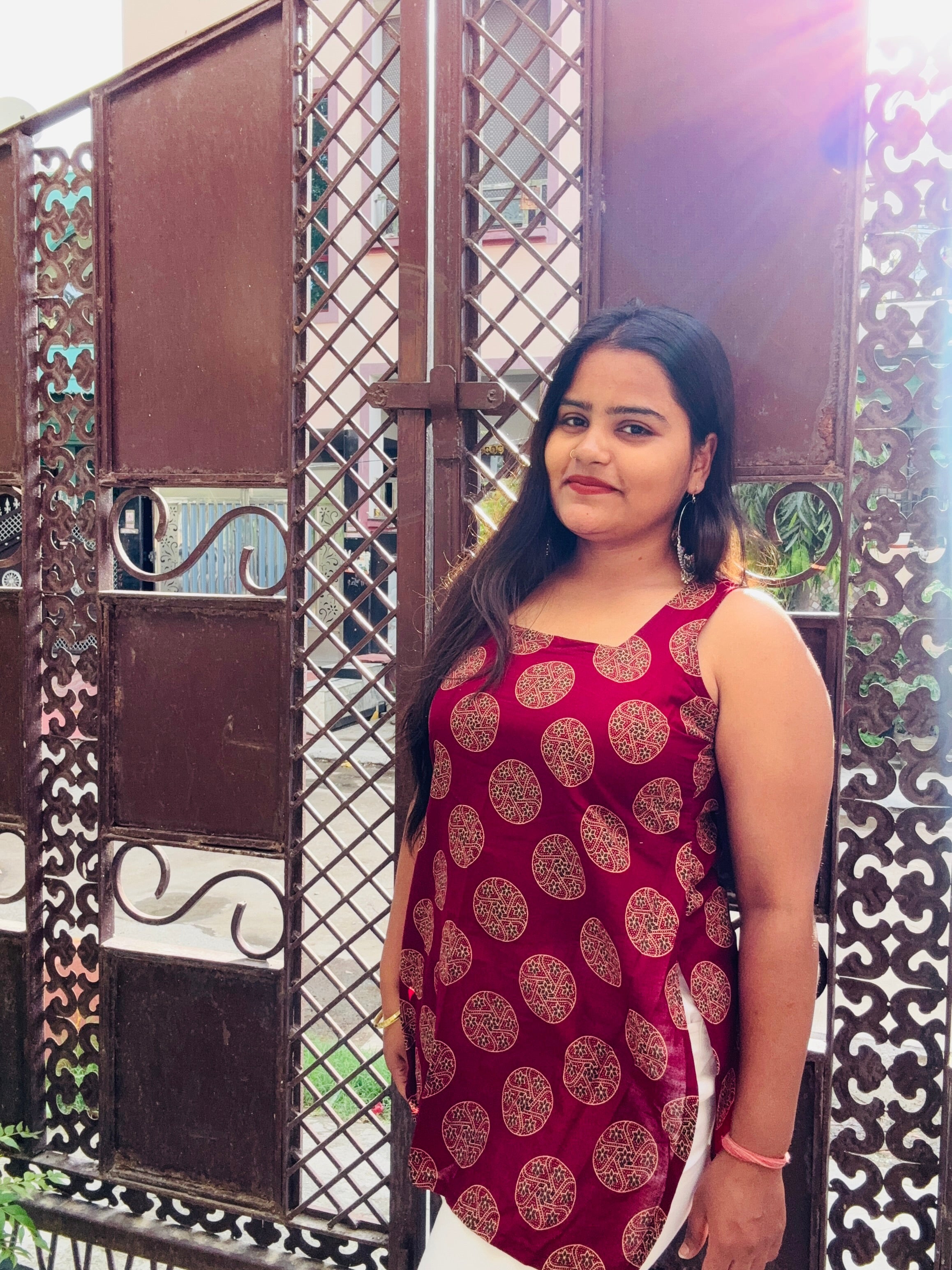 Festive glow kurti