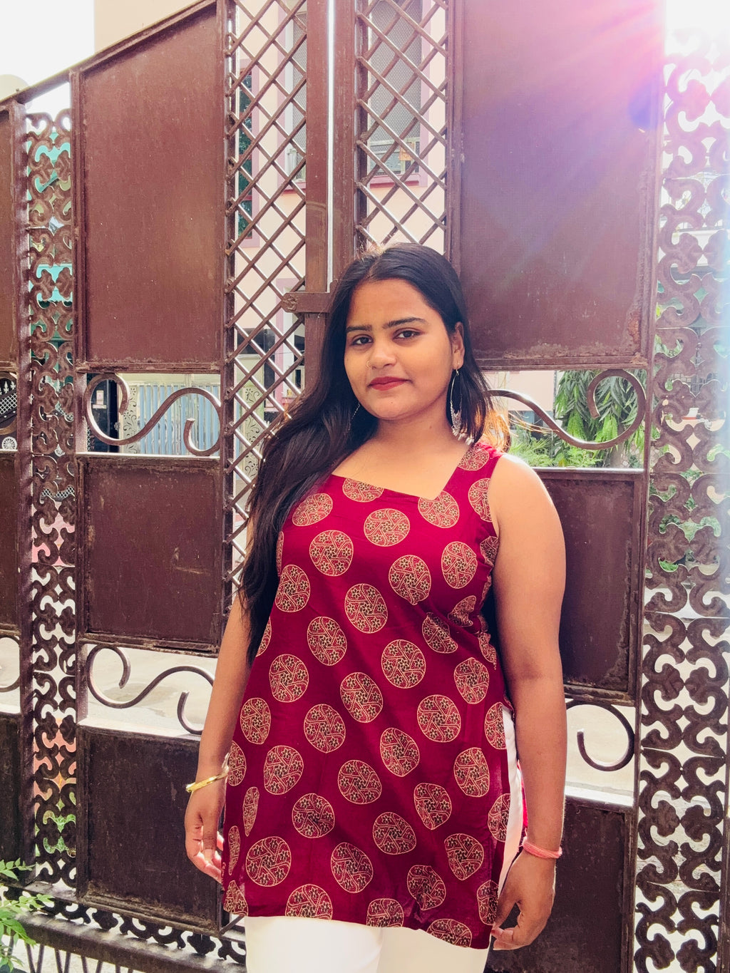 Festive glow kurti