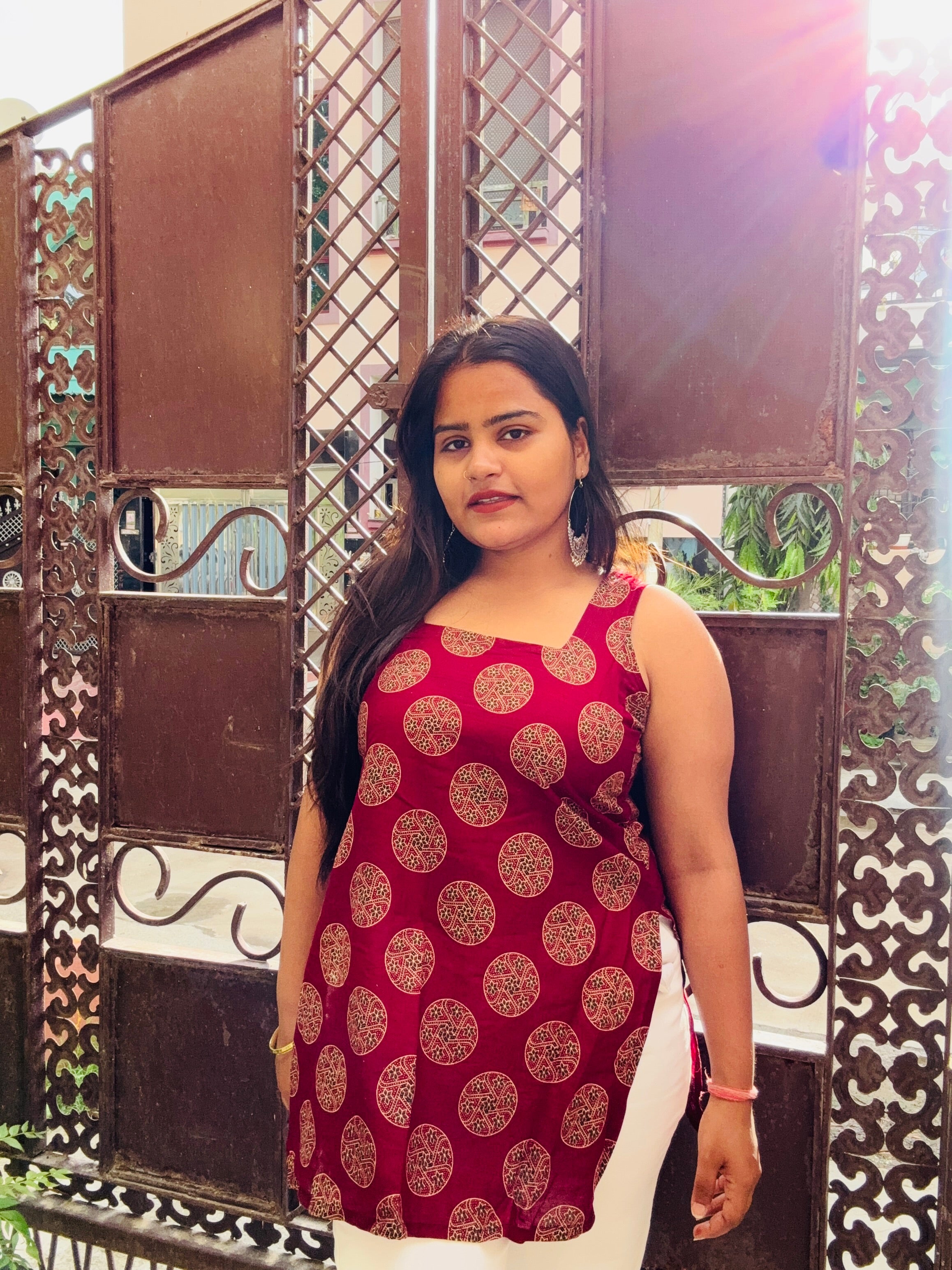 Festive glow kurti