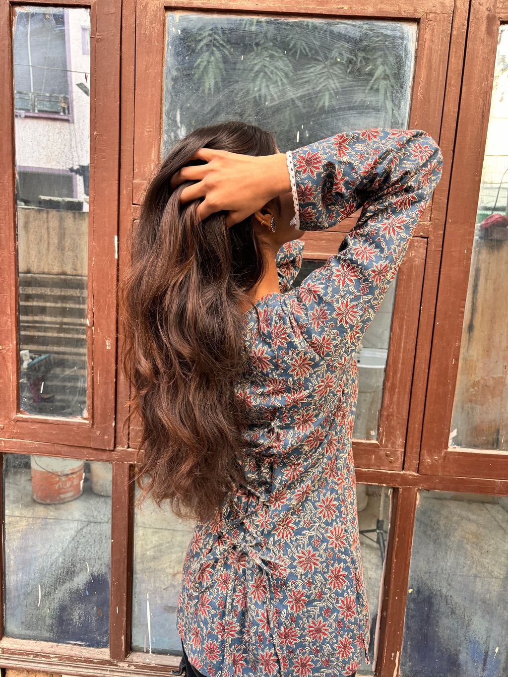 Noor Square-neck short kurti