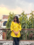Basanti Bloom Short kurti