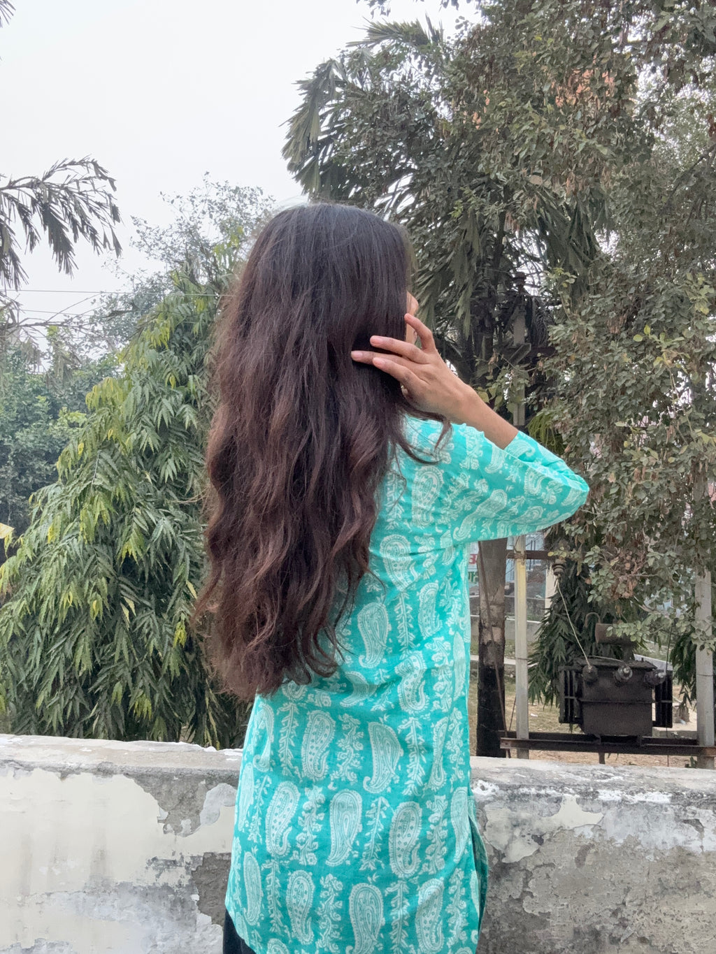 Neelima V-neck short kurti
